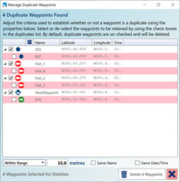 Waypoint Duplicate Manager